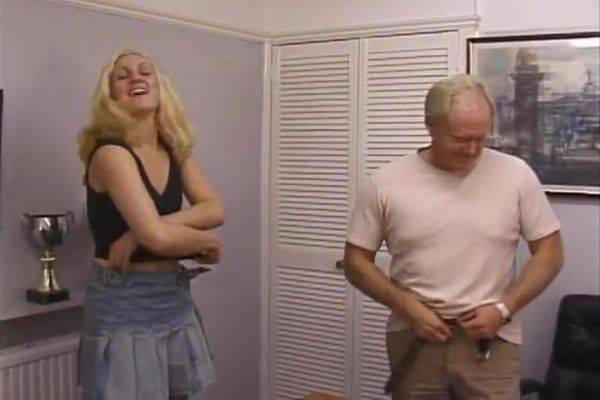 Busty Blonde Honey Gets Her Twat Pounded By A On The Desk - Hot Rod - Usa on pornoboobs.com