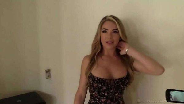 Backroom Casting Couch: Busty Blonde Tess' Debut - Blowjob, Piercing, and Creampie on pornoboobs.com